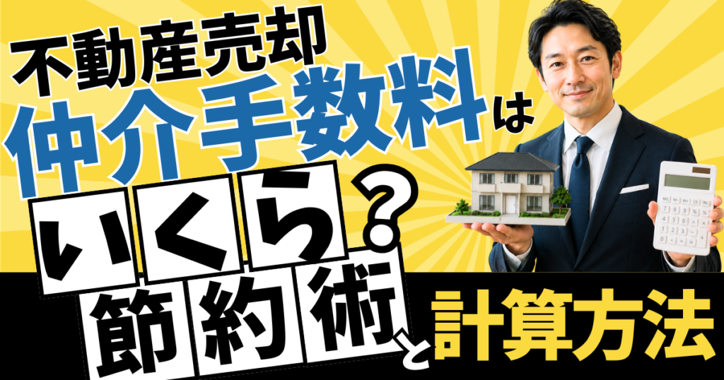 不動産売却の仲介手数料はいくら？知らないと損する節約術と計算方法