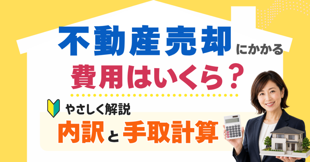 不動産売却にかかる費用はいくら？内訳と手取り計算をやさしく解説