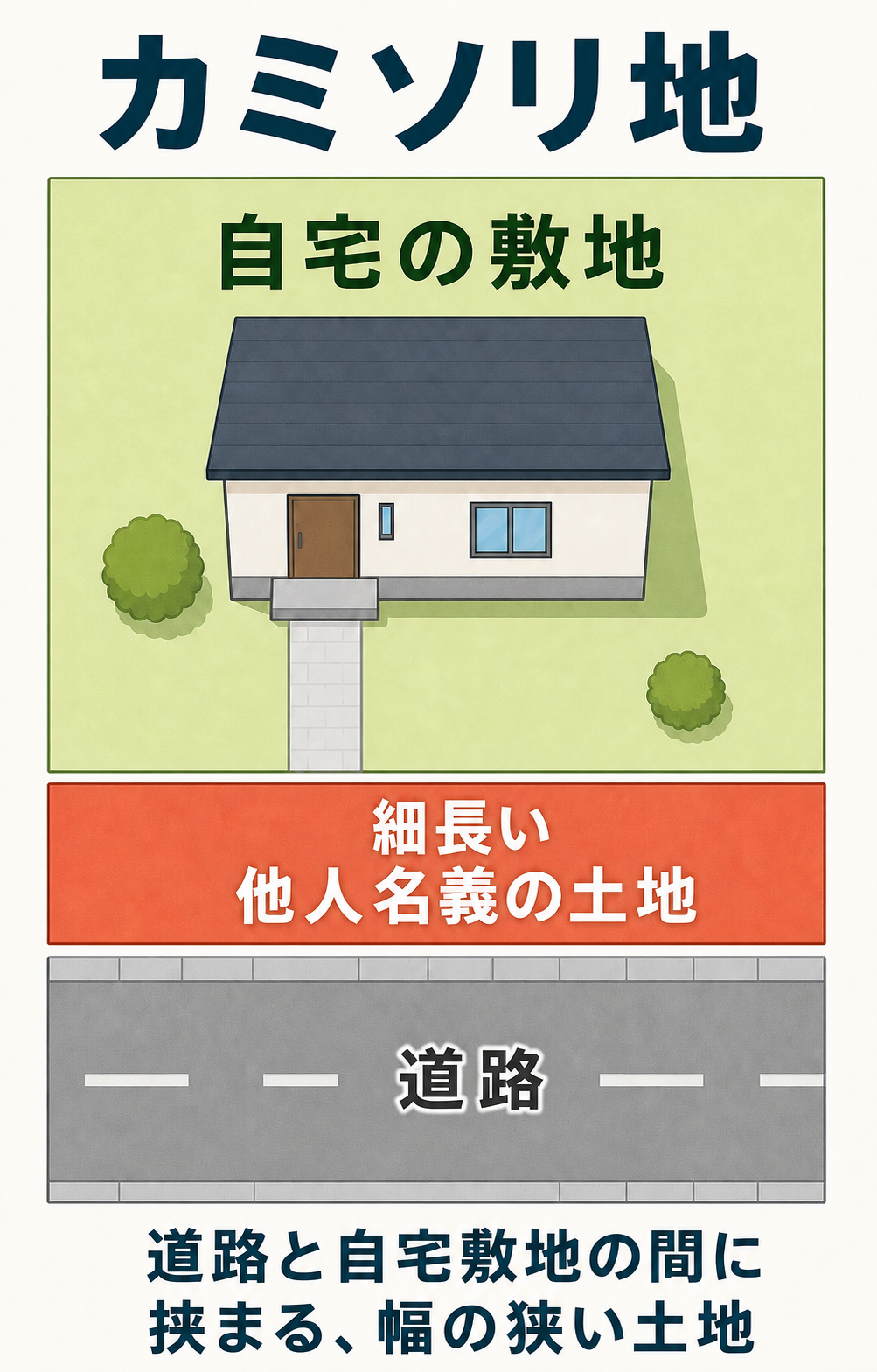 カミソリ地